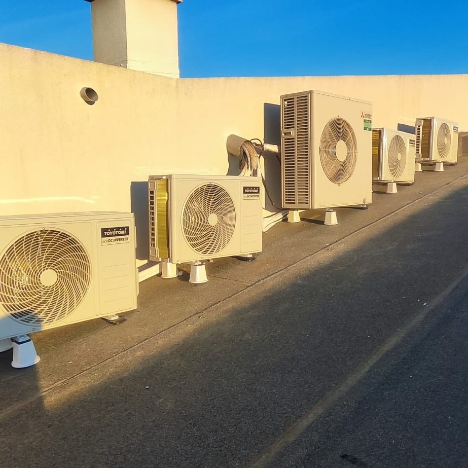 Instalação residencial de AC split — AirTech